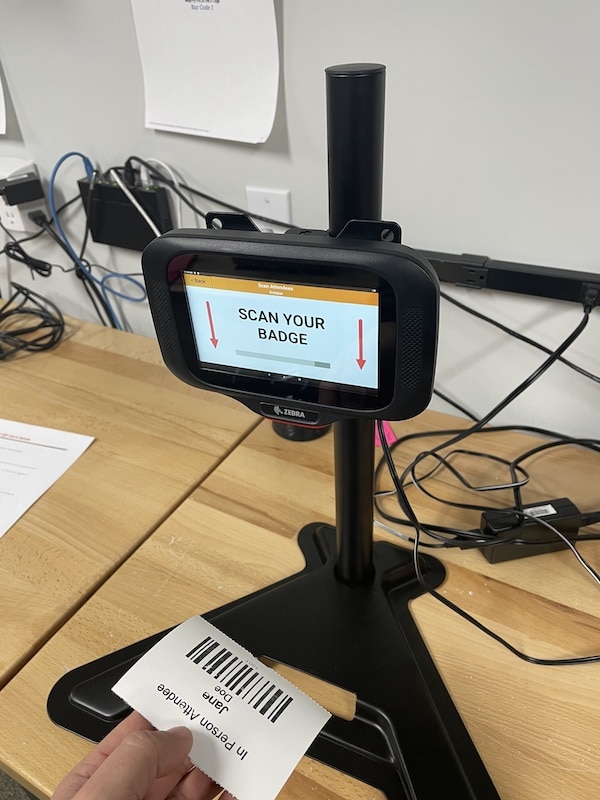 Manage Attendees with Badge Scanners